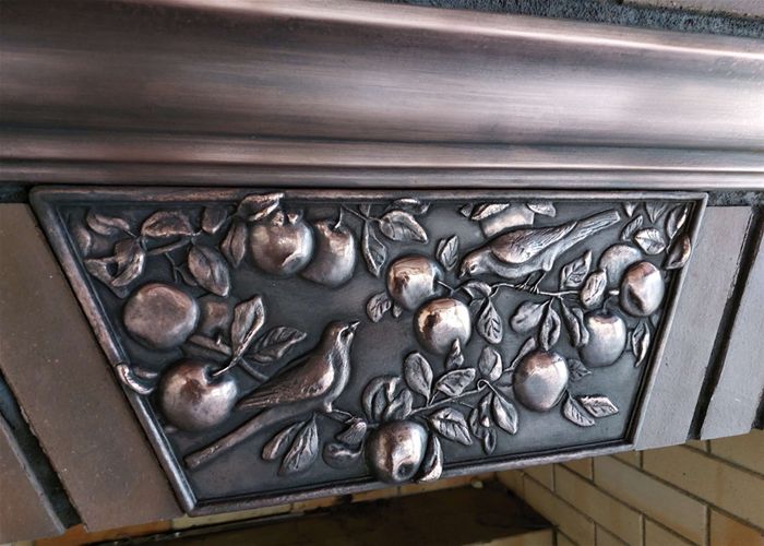 Оформление каминов