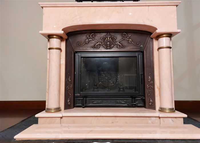 Оформление каминов