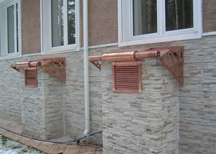 Оформление кондиционеров, вытяжек и вент-шахт