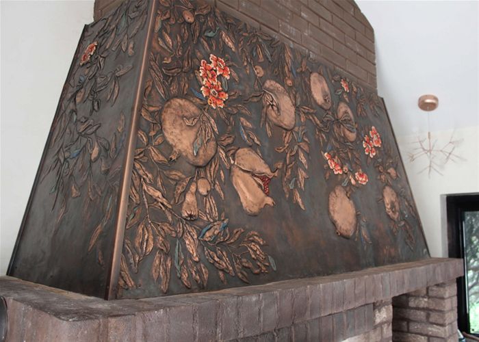 Оформление каминов