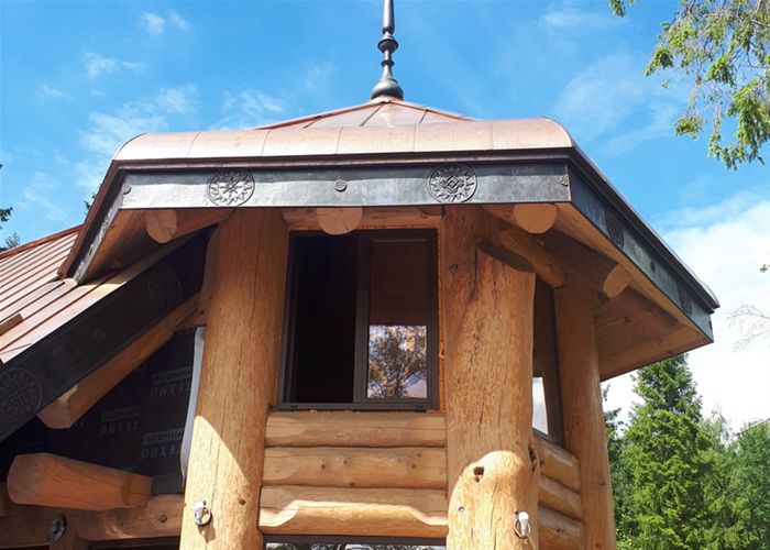 Медная кровля, карнизы, подшивы, сайдинг, крыльца