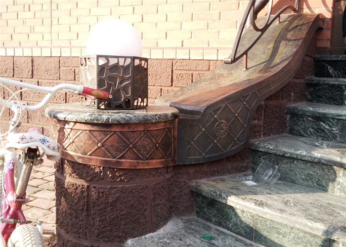 Колпаки заборные и отливы