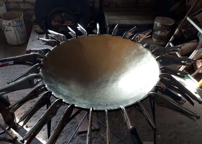 Медные и латунные люстры, светильники