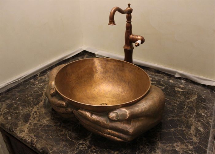 Раковина из меди