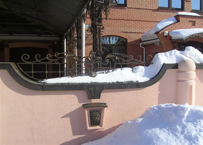 Колпаки заборные и отливы