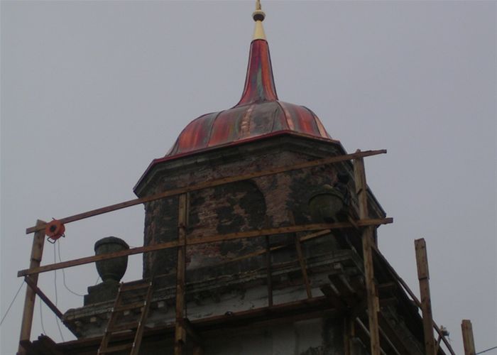 Медная кровля, карнизы, подшивы, сайдинг, крыльца