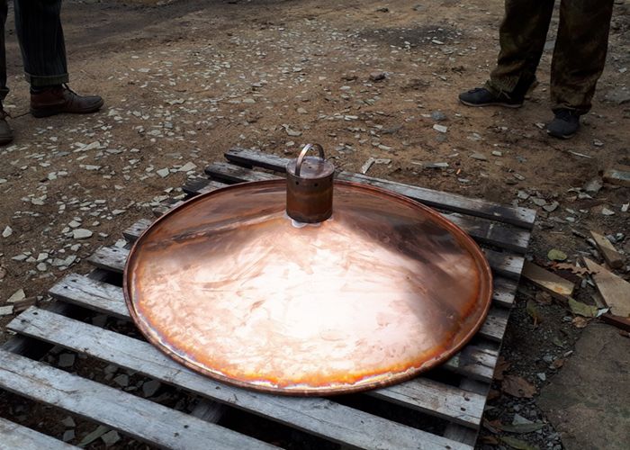 Медные и латунные люстры, светильники