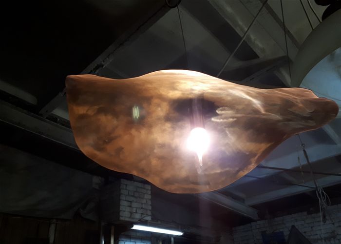 Медные и латунные люстры, светильники