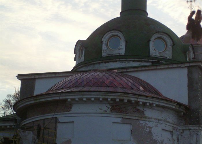 Медная кровля, карнизы, подшивы, сайдинг, крыльца