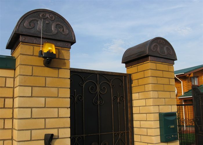 Колпаки заборные и отливы