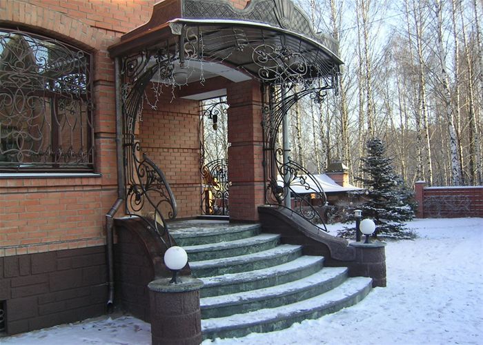 Медная кровля, карнизы, подшивы, сайдинг, крыльца