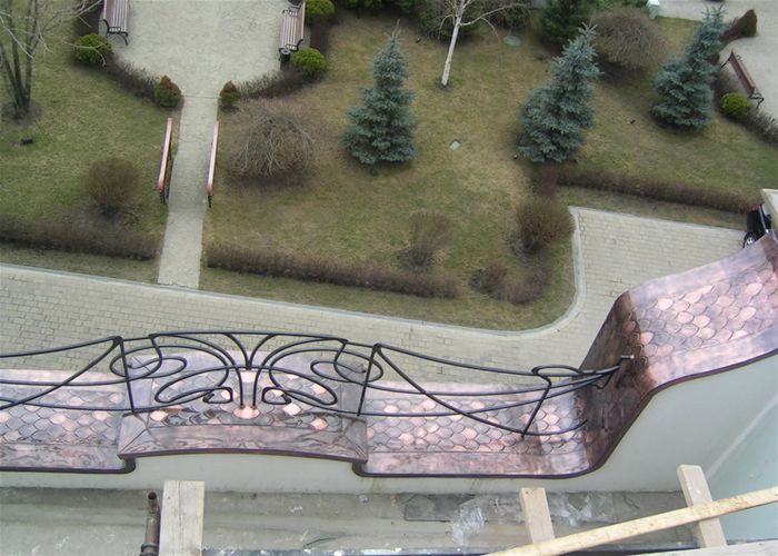 Колпаки заборные и отливы