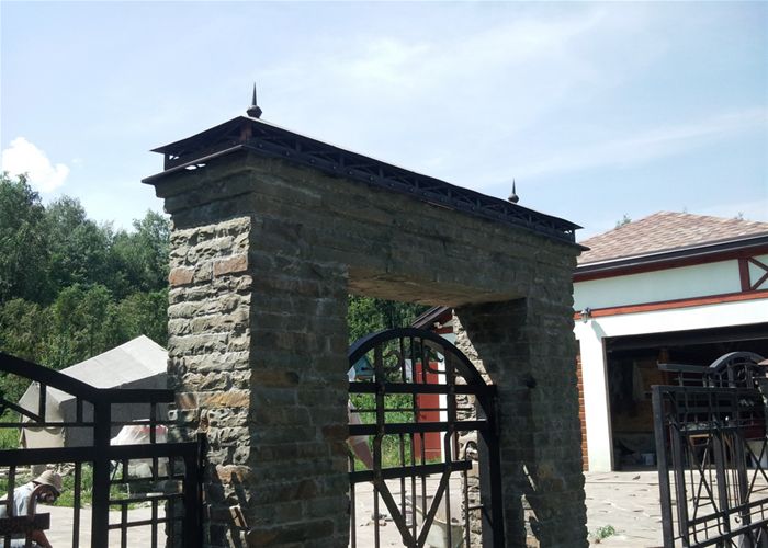 Колпаки заборные и отливы