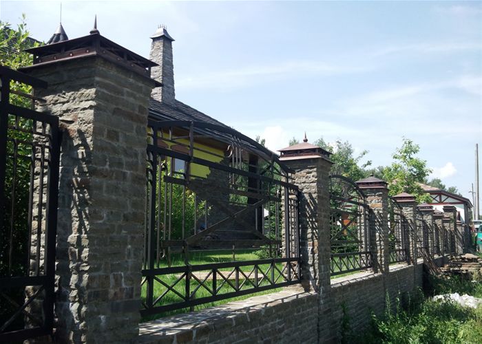 Колпаки заборные и отливы