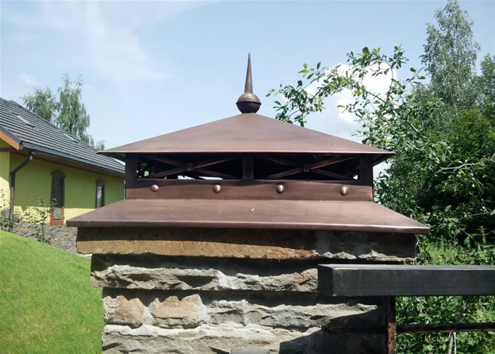 Колпаки заборные и отливы