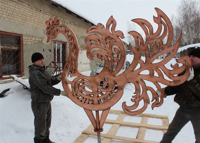 Флюгеры, шпили