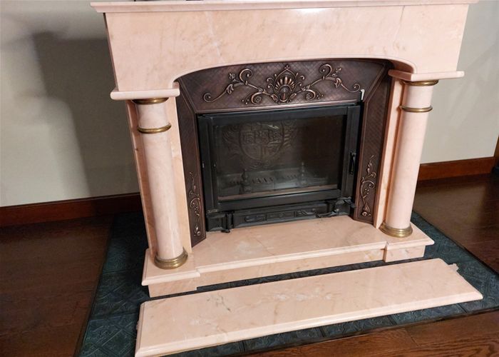 Оформление каминов