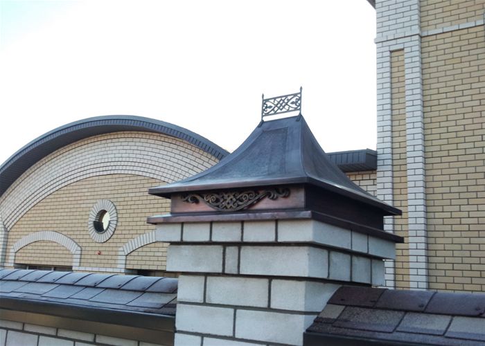 Колпаки заборные и отливы