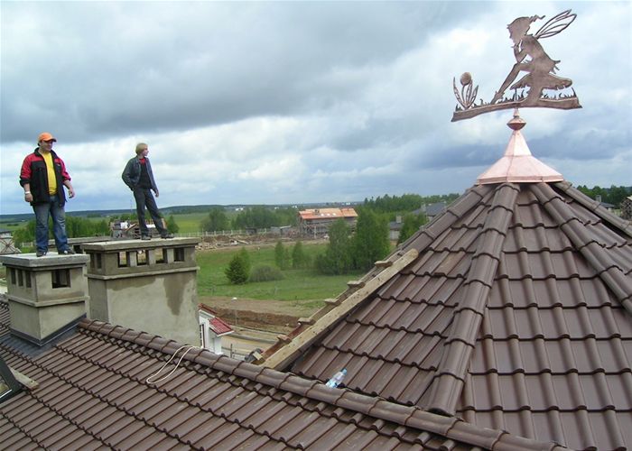 Флюгеры, шпили