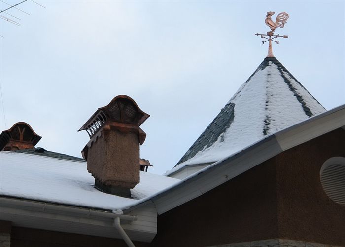 Флюгеры, шпили