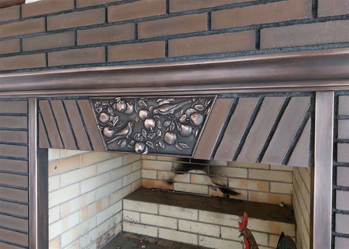 Оформление каминов