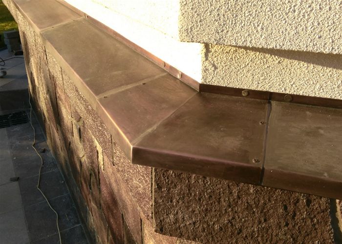 Колпаки заборные и отливы