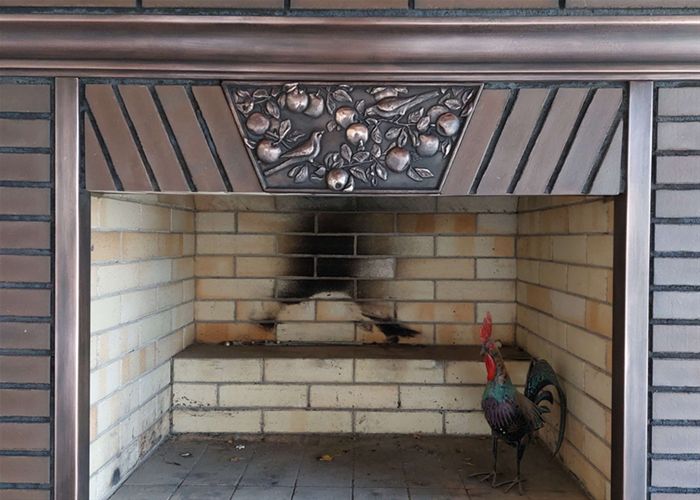 Оформление каминов