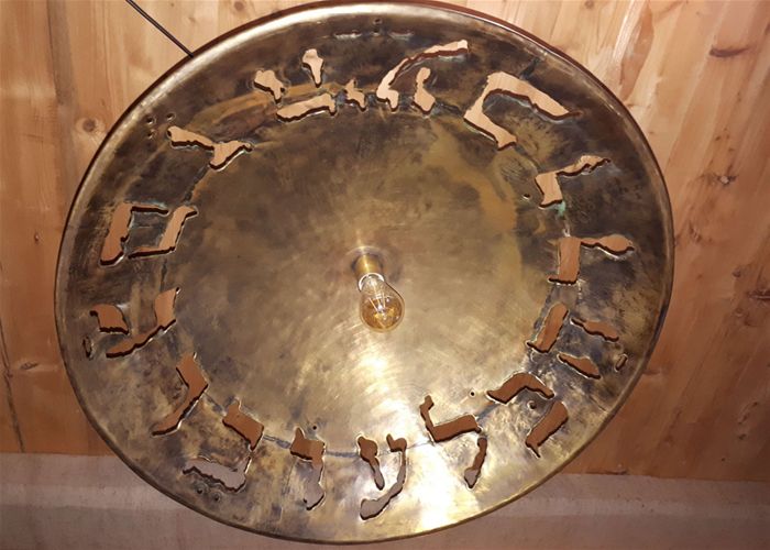 Медные и латунные люстры, светильники