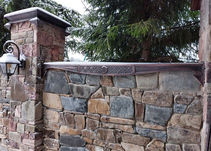 Колпаки заборные и отливы