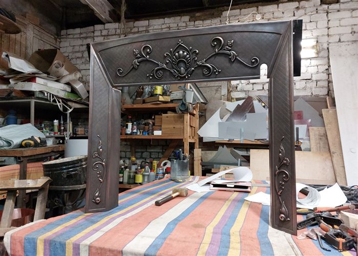 Оформление каминов