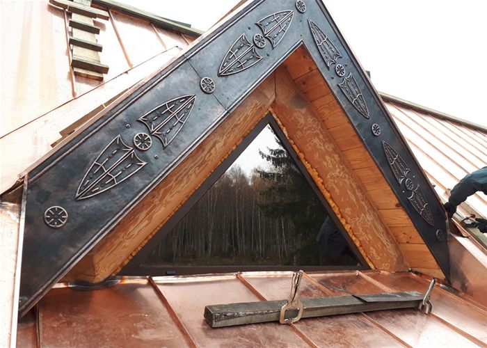 Медная кровля, карнизы, подшивы, сайдинг, крыльца