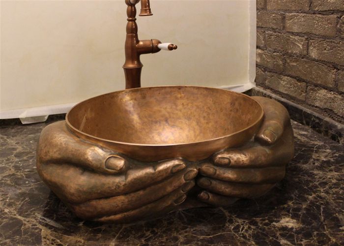 Раковина из меди